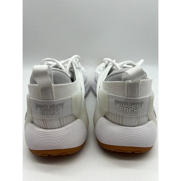 Under Armour Project Rock 6 Men\'s Size 11.5 White Training Shoe 3026534-100 main image 6